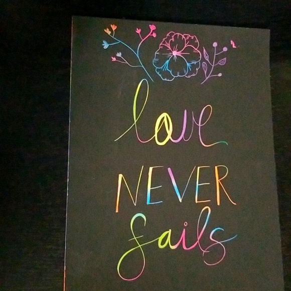 Love Never Fails Etch - Picture 2 of 2